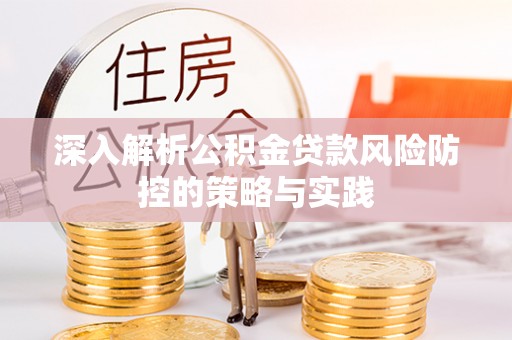 伸港深入解析公积金贷款风险防控的策略与实践