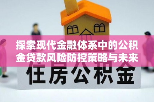 伸港探索现代金融体系中的公积金贷款风险防控策略与未来发展趋势