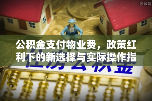 伸港公积金支付物业费，政策红利下的新选择与实际操作指南