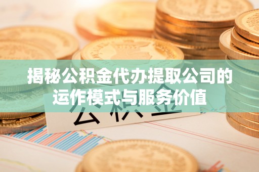 伸港揭秘公积金代办提取公司的运作模式与服务价值