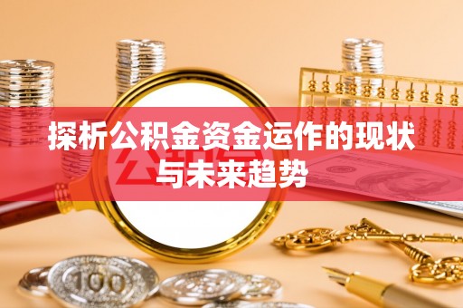 伸港探析公积金资金运作的现状与未来趋势