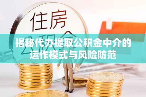 伸港揭秘代办提取公积金中介的运作模式与风险防范